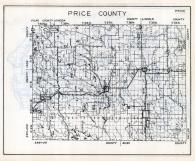 Price County Map, Wisconsin State Atlas 1933c